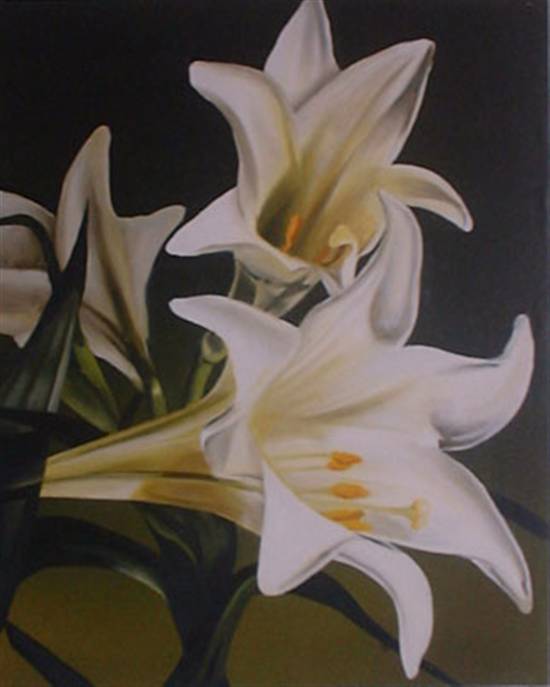 Lilies Painting