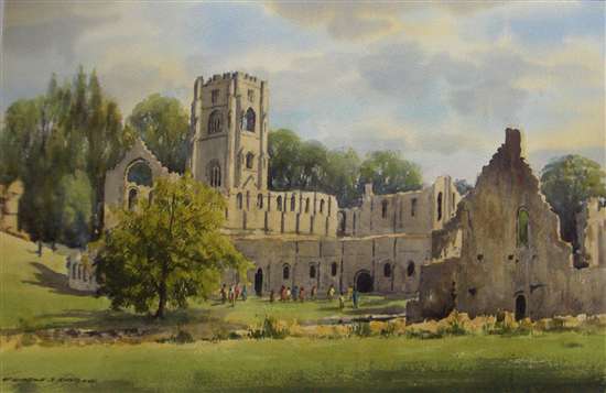 Fountains Abbey Visitor Centre. national trust Fountains+