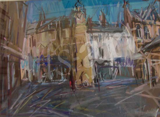 The Jubilee Clock Otley Painting