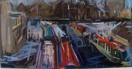 Skipton Canal Basin Painting