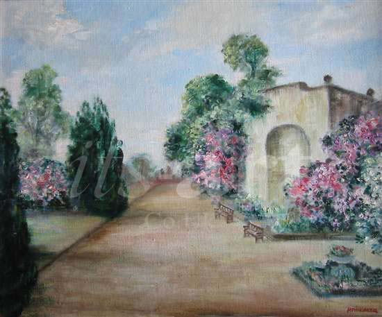 Memorial Garden Painting
