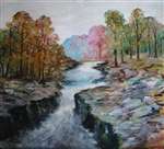 The Strid Bolton Abbey Painting