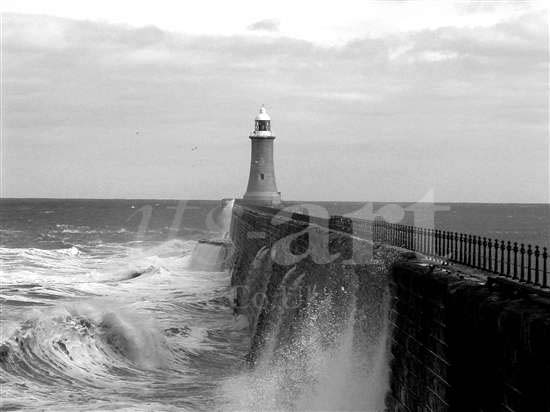 Pier and Lighthouse Photo