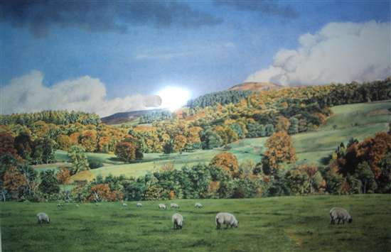 Beamsley Beacon Painting by Jeremy Storr
