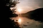 Sunset and Yacht On Loch Leven