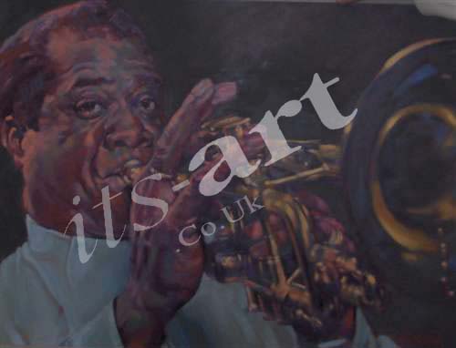 Louie Armstrong Portrait