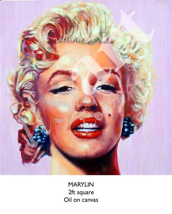 Marylin Manroe Painting