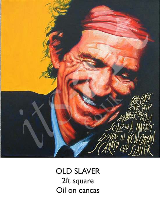 Keith Richards Painting