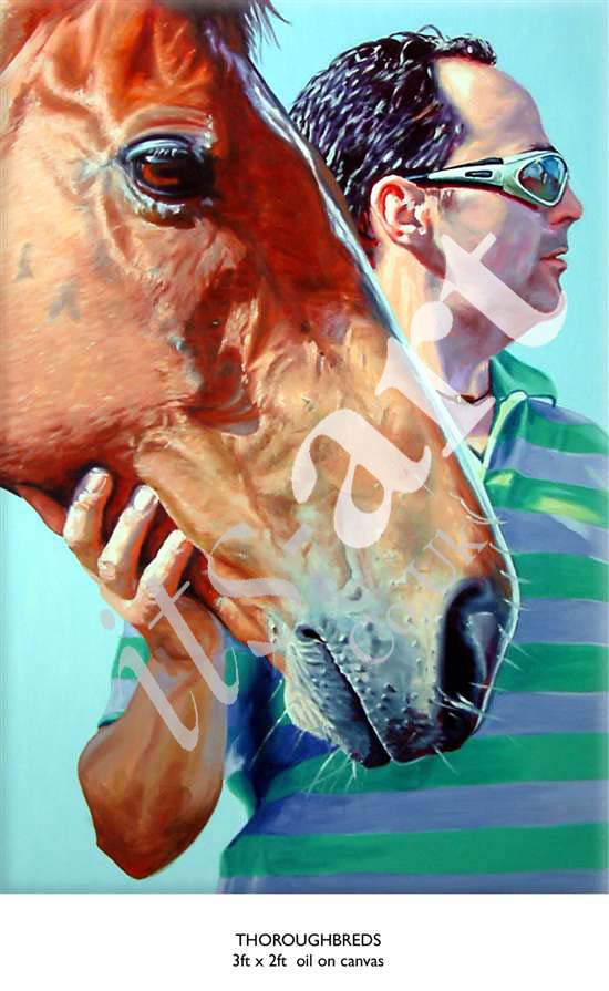 Thoroughbreds Painting